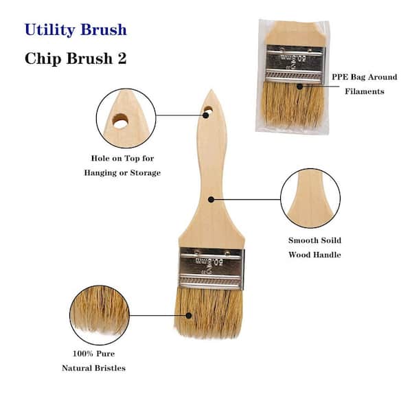 2 in. Flat Chip Brush 1500-2 - The Home Depot
