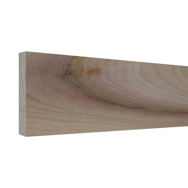 Ornamental Mouldings 1/4 in. D x 1.5 in. W x 4 ft. L Unfinished Rustic Poplar Wood Board