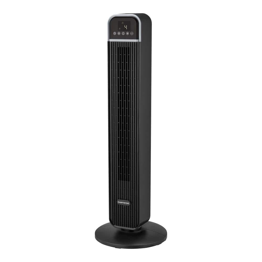 36 in. 4-Speed Oscillating Tower Fan in Black with Remote Control and Easy Carry Handle price history on PriceWatchPro