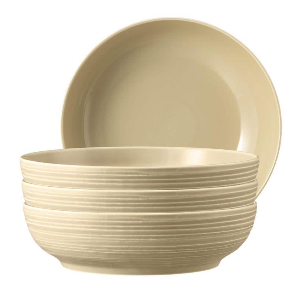 Terra 60 fl. oz. Sand/Ivory Porcelain Bowl 9.8 in. Sand, (Set of 4) price history on PriceWatchPro
