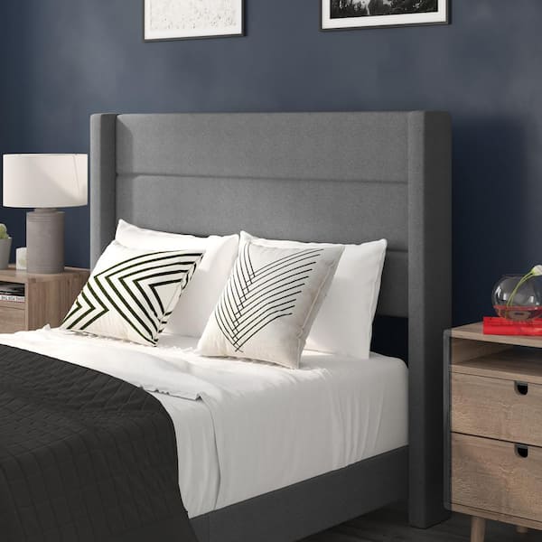 ガレガラス　ルームスタンド　インテリア　送料込み250125 Carnegy Avenue Gray Wood Frame Full Platform Bed CGA-YK