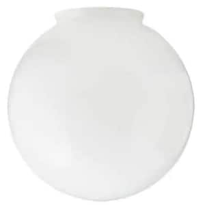 4 White Glass Globe Shade