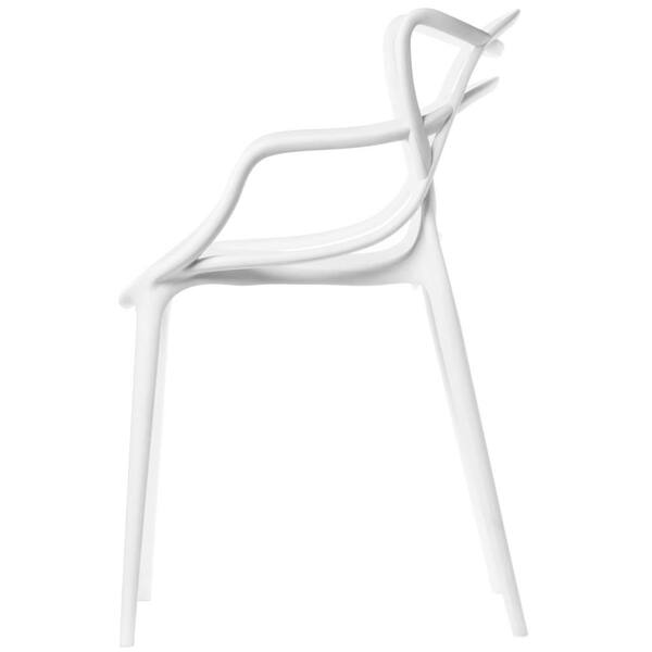 Stackable King Louis Chair-White 
