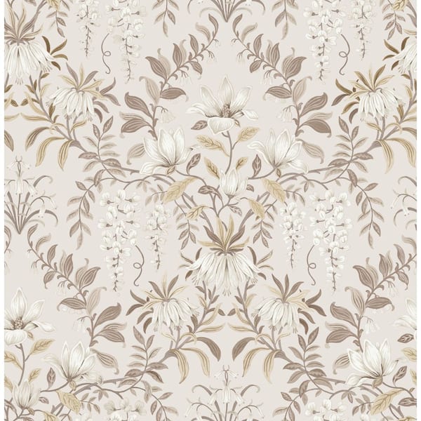 Laura Ashley Parterre Soft Natural Wallpaper