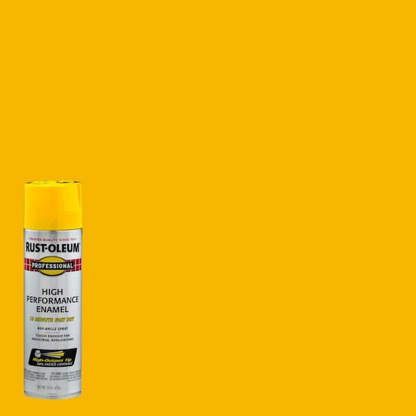 Rust-Oleum Professional 15 Ounce High Performance Protective Enamel Gloss Safety Yellow Spray Paint (6-Pack)