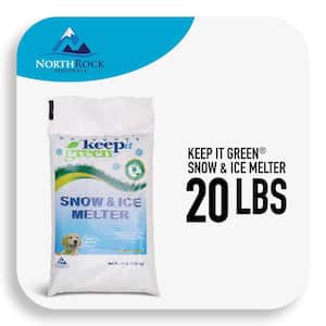20 Lb. Pet-Safer Ice and Snow Melt + Deicer,Works to 10°F