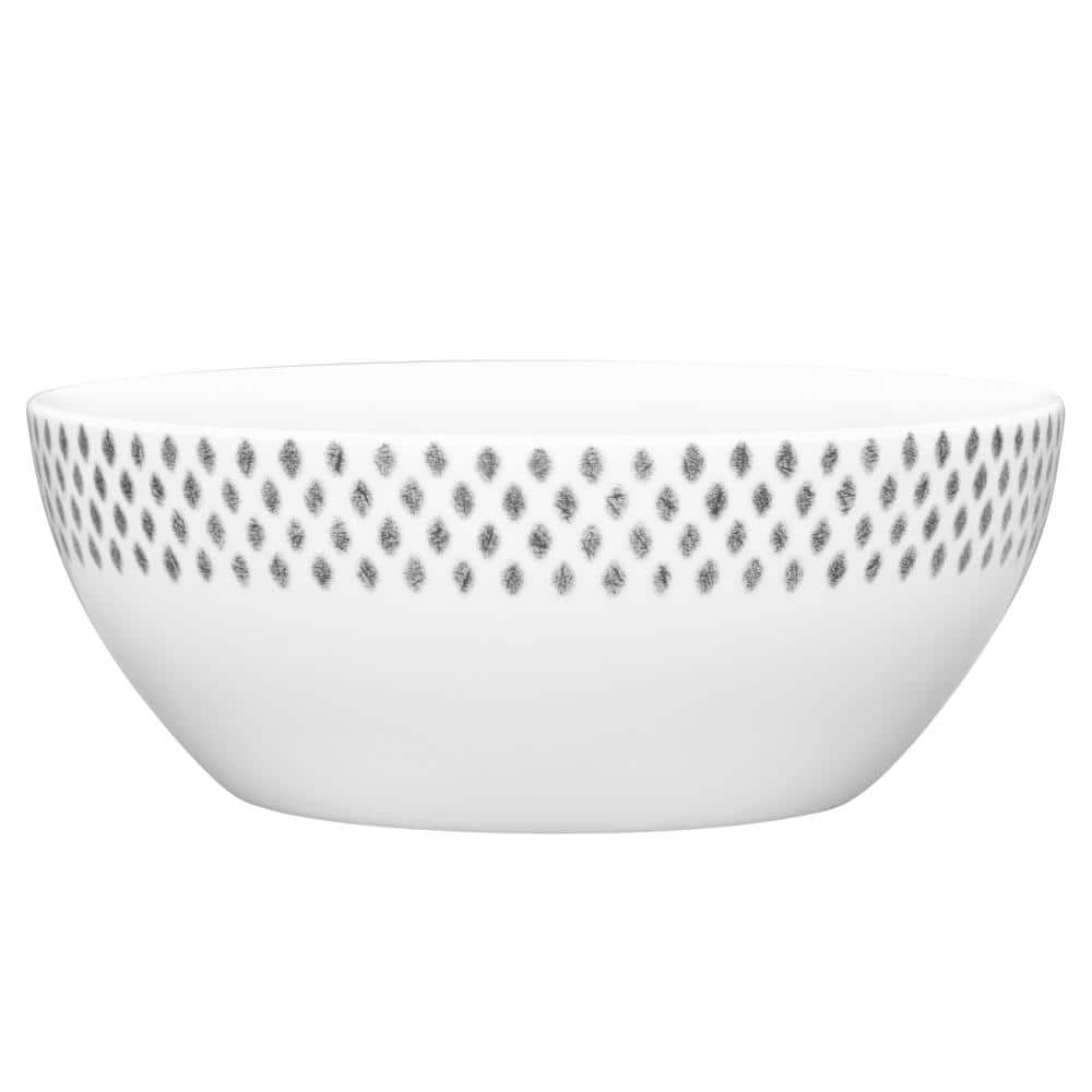 Noritake Grey Hammock 7-1/2 in., 47 fl. oz. Grey Porcelain Small Serving Bowl -  9353-520