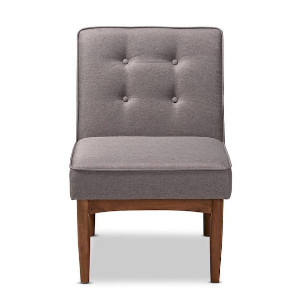 Baxton Studio Arvid Gray Fabric Dining Chair