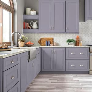 1 qt. #N560-3 Luxe Lilac Satin Enamel Interior/Exterior Cabinet, Door & Trim Paint