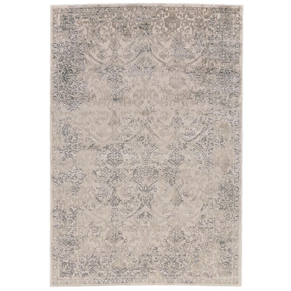Weave & Wander Alexander Light Gray 8 ft. x 11 ft. Ornamental Area Rug