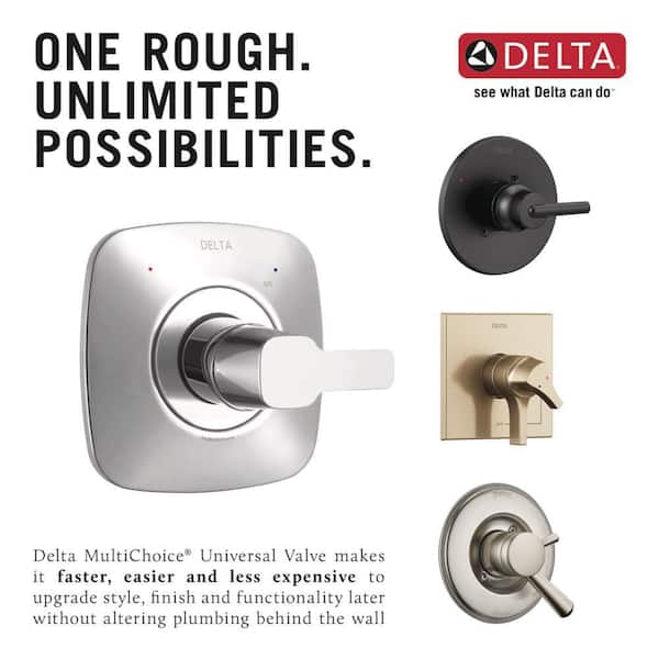 Delta - Multi-Choice Universal Tub and Shower Valve Body Rough-In Kit