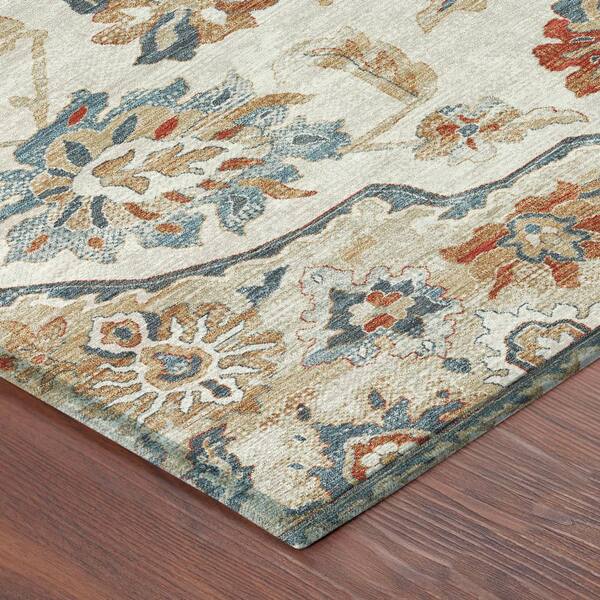 Chantille Machine Washable Indoor/Outdoor Abstract ACN2793 Linen 3 ft. x 4 ft. Area Rug