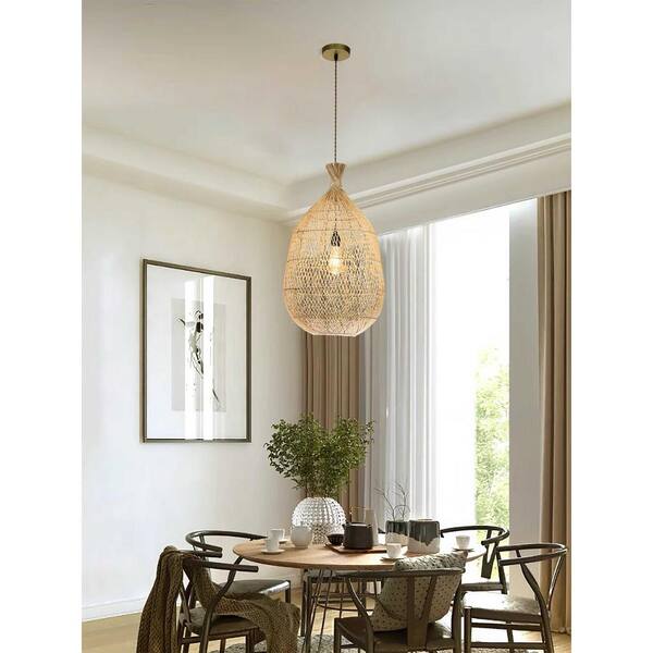 tan pendant light