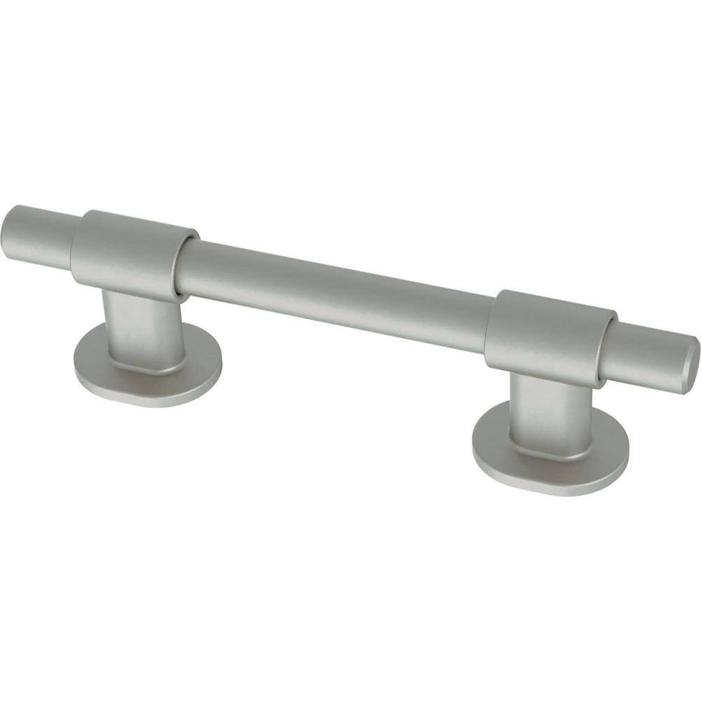 Adjustable Satin Nickel Bar Cabinet Drawer Pulls with Mounting Hardware