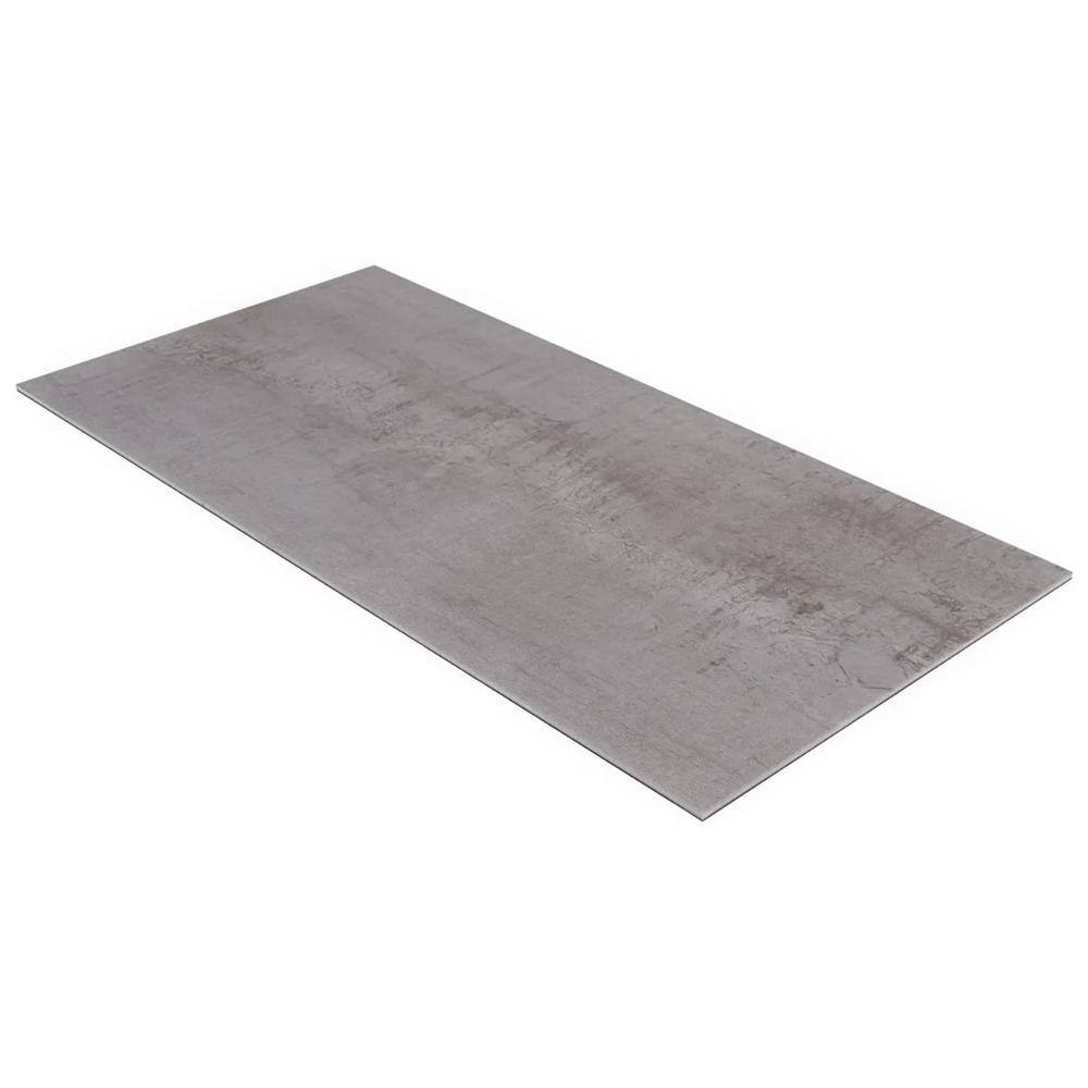 Steel Matte Concrete Look Waterproof Vinyl Floor Tile