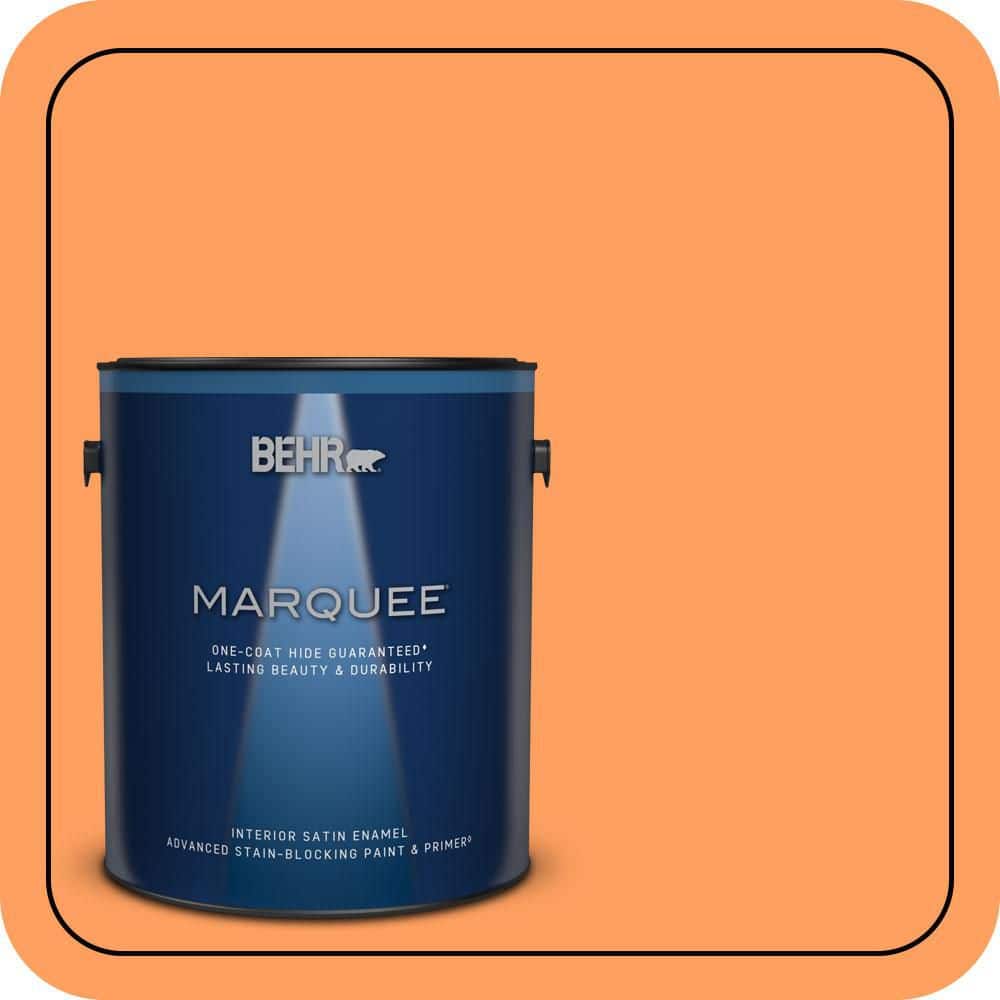 1 gal. #250B-5 Orange Spice Satin Enamel Interior Paint & Primer price history on PriceWatchPro