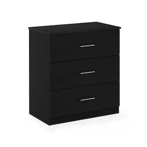Tidur Simple Design Americano 3 Drawer Chest of Drawers with Handle, 27.72 in. W x 30.91 in. H x 15.75 in. D