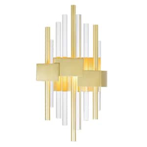 Millipede 7 in LED Satin Gold Wall Sconce
