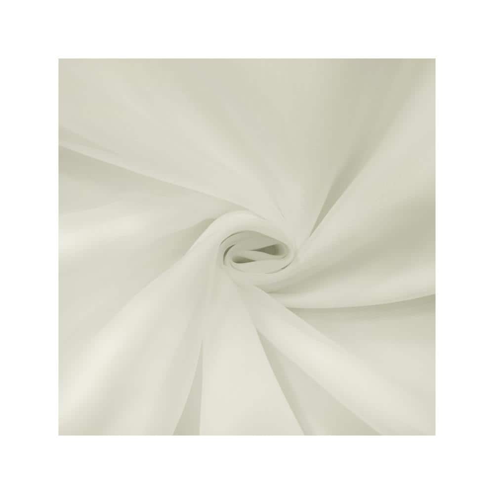 Ivory 108" Room-Darkening Polyester Grommet Curtain Panel