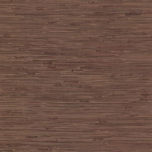 Greene, Lycaste Merlot Weave Texture Paper Non-Pasted Wallpaper Roll (covers 56.4 sq. ft.)