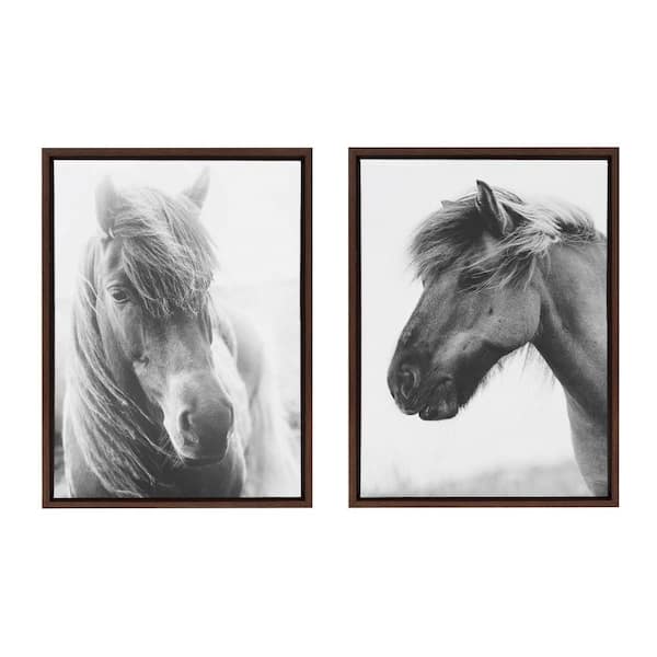 Kate and Laurel Sylvie "AA Benevolence and AA Indomitable" by Alicia Abla 2-Piece Framed Art Print 24 in. x 18 in.
