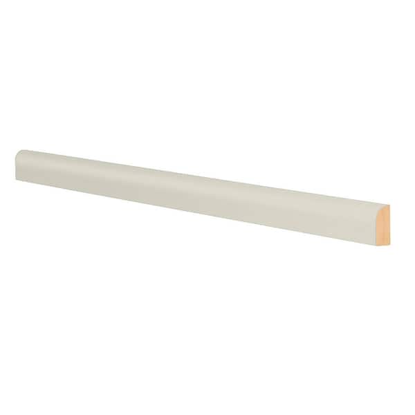 Hampton Bay Designer Series Melvern 0.75 in. W x 96 in. H Scribe Moulding in Cloud