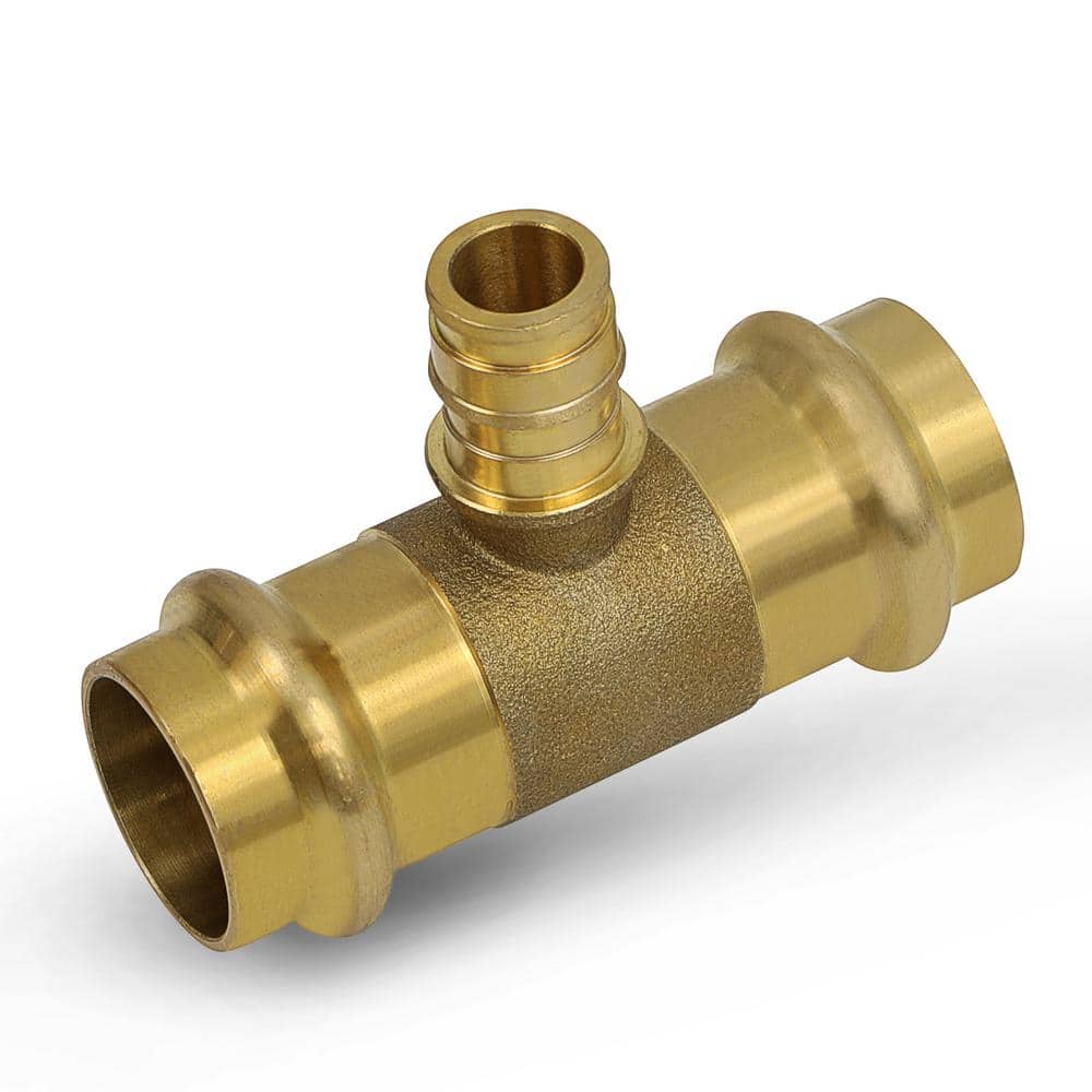 1/2 in. Pex A x 3/4 in. Press Lead Free Brass Tee Pipe Fitting price history on PriceWatchPro