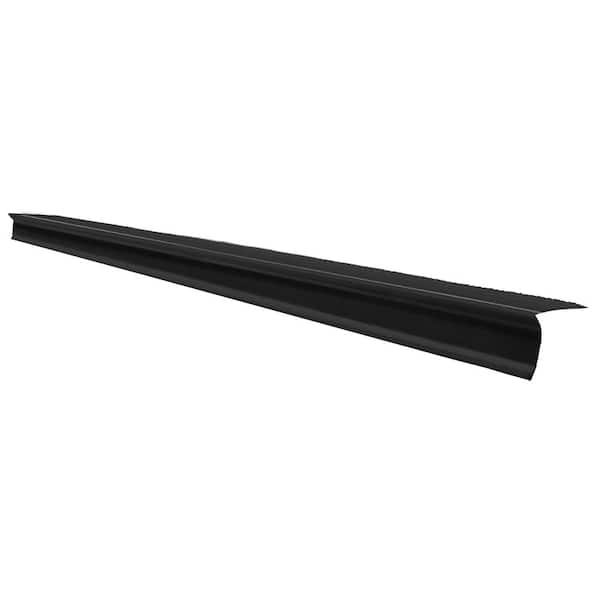 Union Corrugating 4-1/2 in. x 10 ft. Drip Edge Galv Black