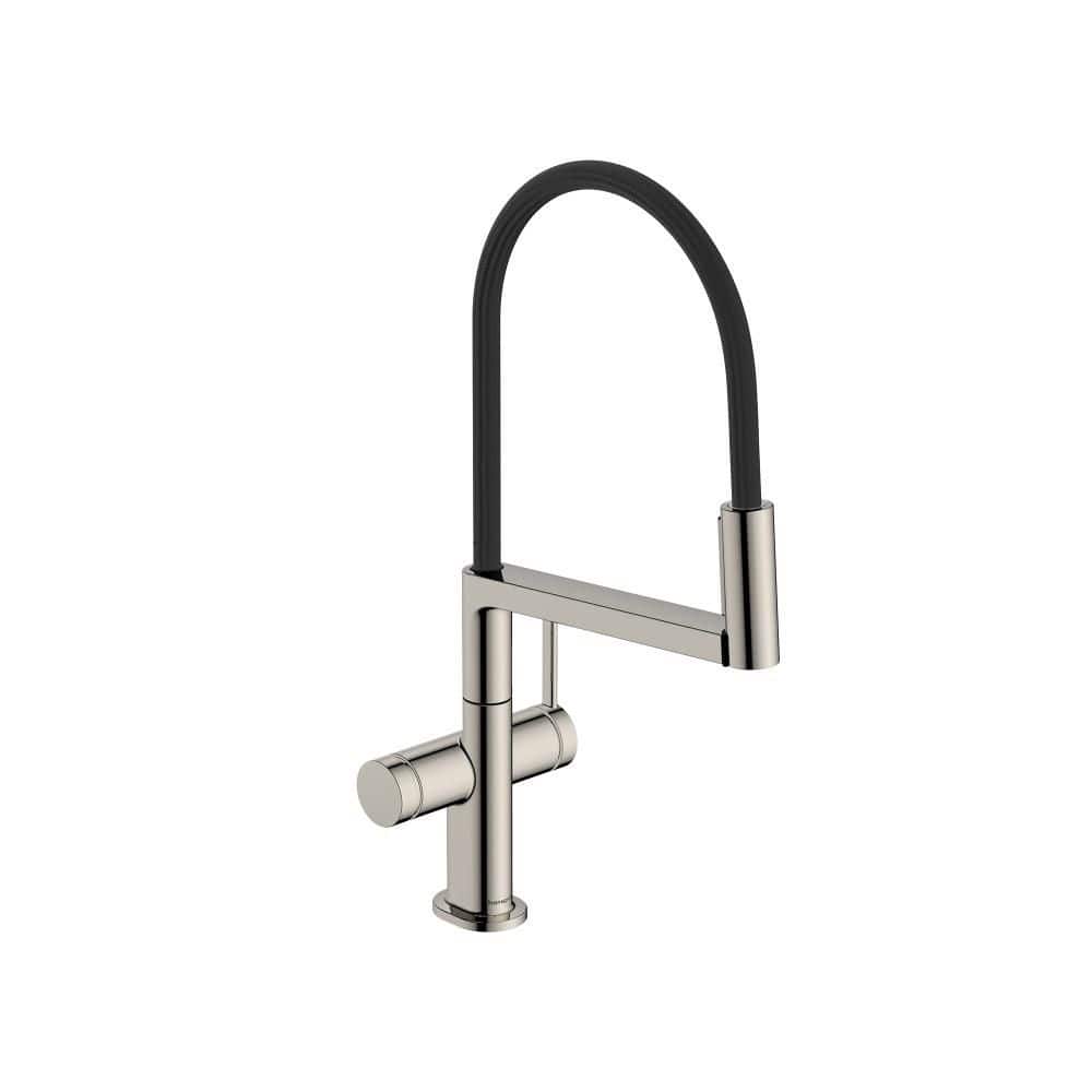 ナインテイルズ Hansgrohe Talis N 32 in. Kitchen Faucet Deckplate Not Included in