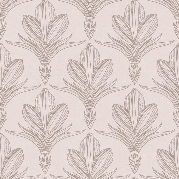 NuWallpaper Pinks Larkyn Peel and Stick Wallpaper Sample