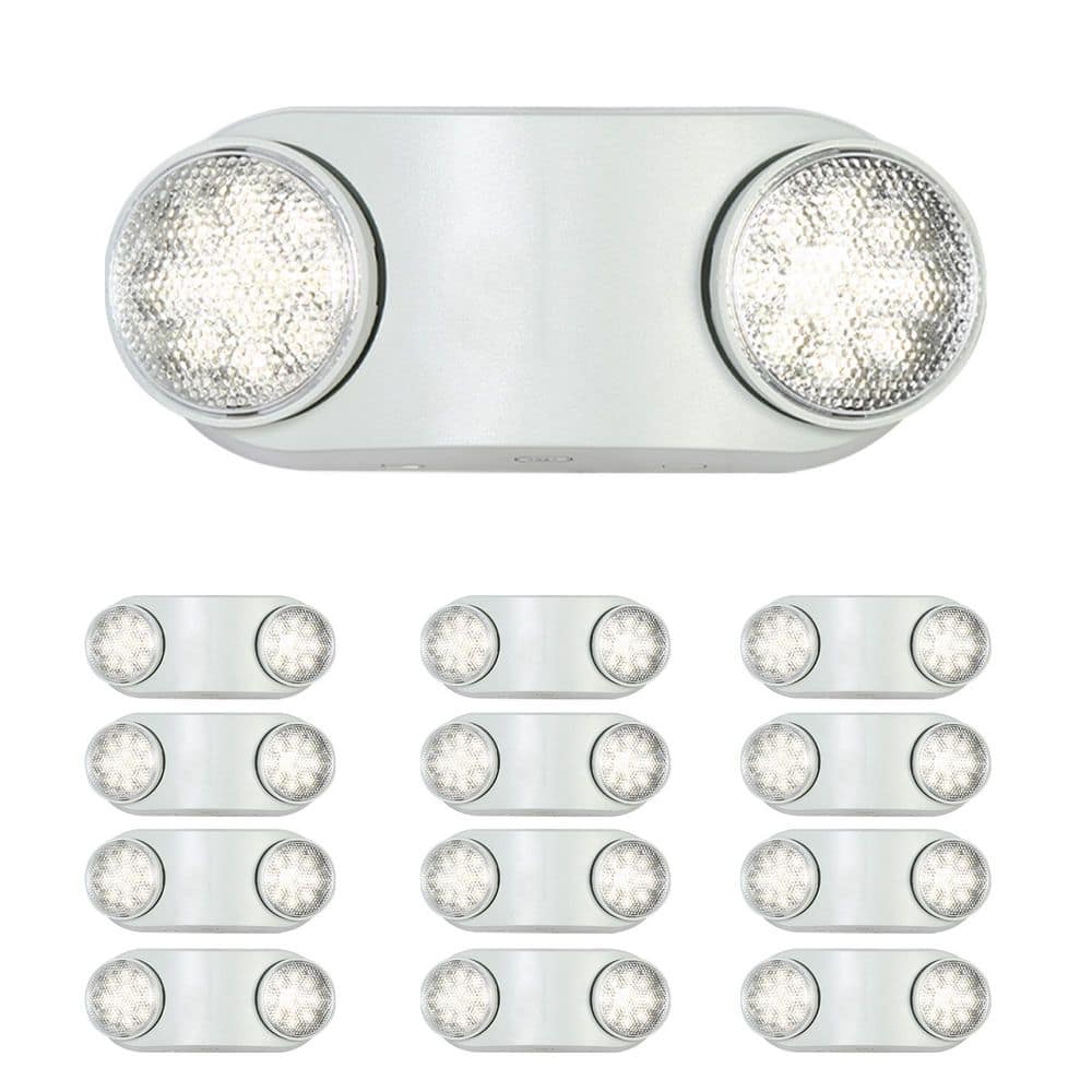 120/277V 15-Watt Equivalent Integrated LED White Emergency Light with 3.6V 700mAh Rechargeable Ni-Cad Battery (12-Pack) price history on PriceWatchPro