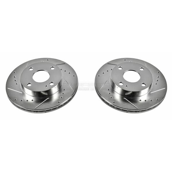 Power Stop Disc Brake Rotor Set 1990-1993 Mazda Miata 1.6l