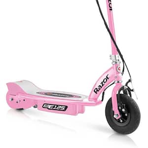 E125 Motorized 24-Volt Rechargeable Girls Electric Scooter, Pink (3-Pack)