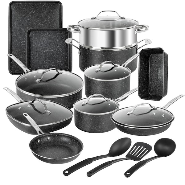 Granitestone 20 Piece Nonstick Cookware and Bakeware Set