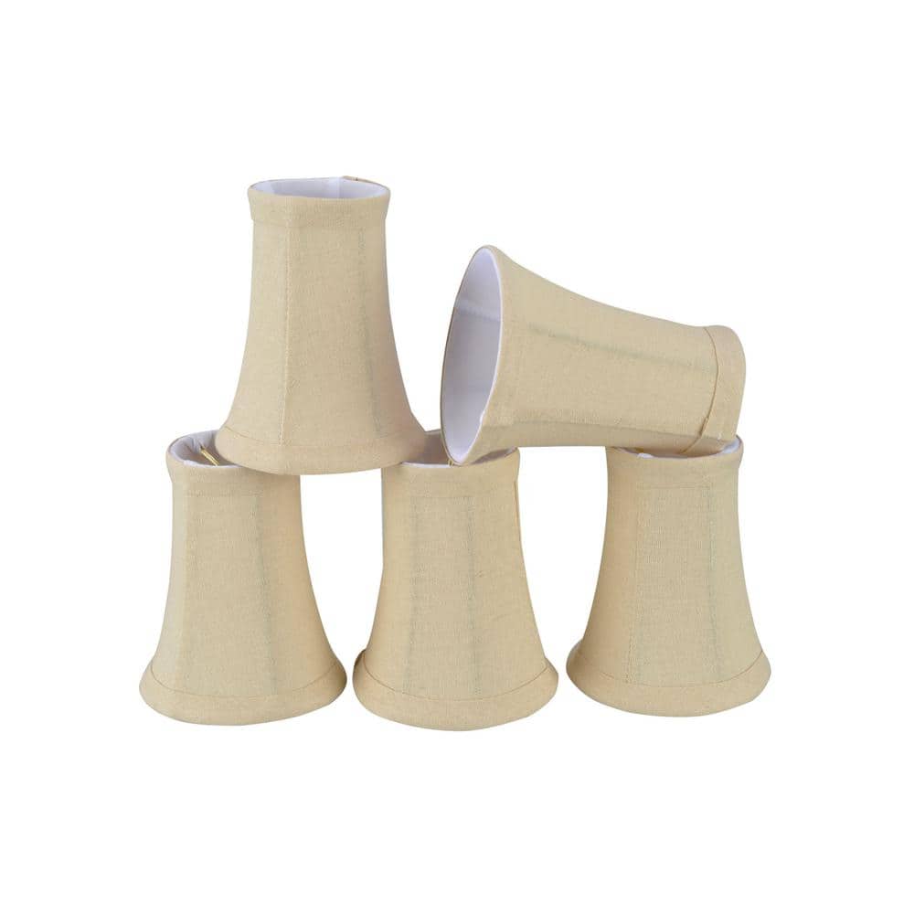 4 in. x 5 in. Butter Creme Bell Lamp Shade (5-Pack) price history on PriceWatchPro