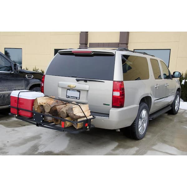 Erickson 07495 500 lb. Capacity 60 in. x 20 in. Steel Hitch Cargo Carrier for 2 in. Receiver - 3