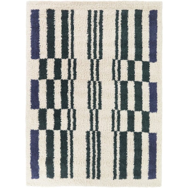 Beatty 5 ft. x 7 ft. Green Area Rug