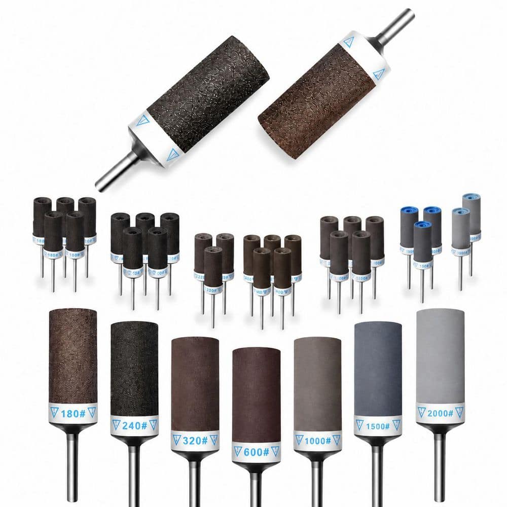 28pcs Sanding Drums Sandpaper Sticks Set for Rotary Tool 180 240 320 600 1000 1500 2000 Grit Wet Dry Metal Wood price history on PriceWatchPro