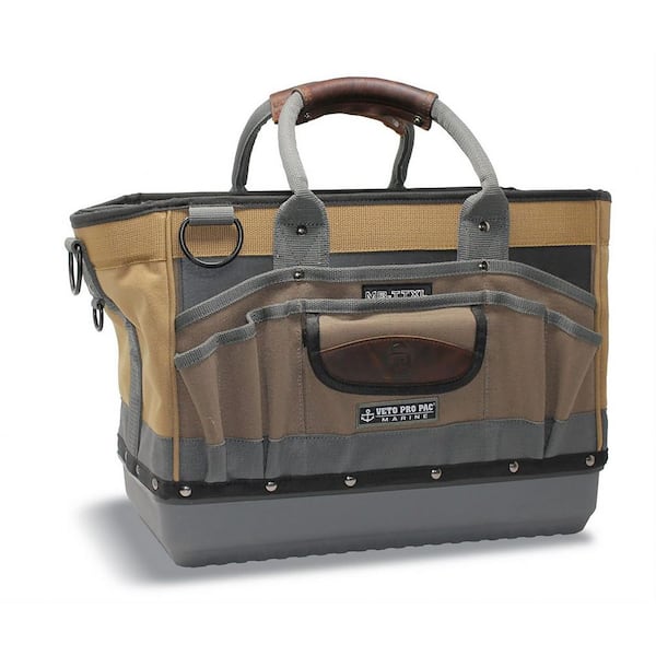 17 in. MB-TTXL Extra Large Open Tote Tool Bag w/ Rubber Base