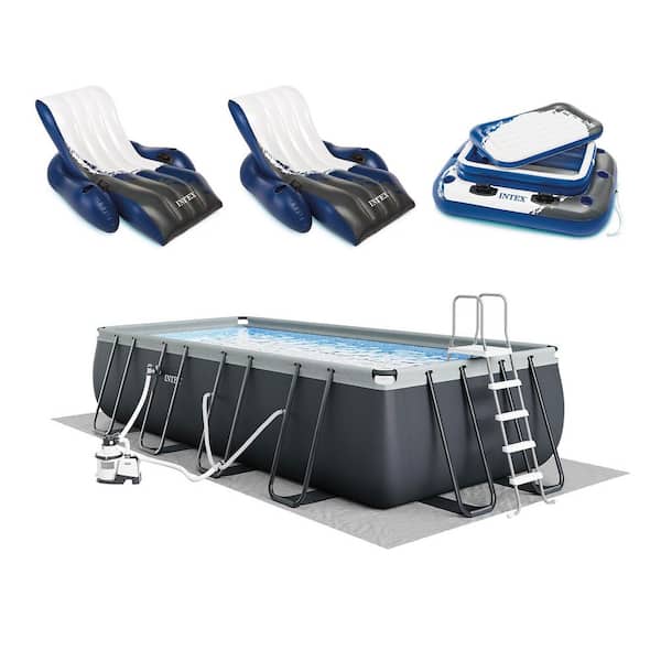 18 ft. x 9 ft. x 52 in. Ultra XTR Frame Pool, Cooler (2-Pack), & Float (4-Pack)