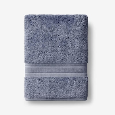 Company Cotton Smoke Gray Turkish Cotton Single Bath Towel