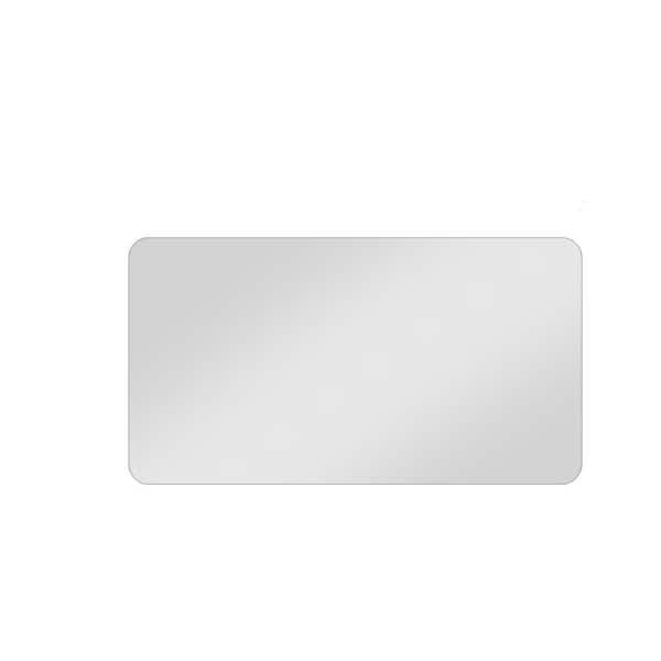 Lycvki 40 in. W x 30 in. H Rectangular Frameless Wall-Mounted Bathroom Vanity Mirror in Clear