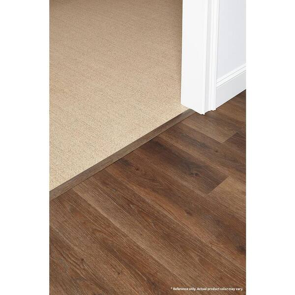 DuraDecor Classy Chic Jet-Setter Ginger 0.25 in. T x 2 in. W x 94 in. L 3-in-1 Transition Molding