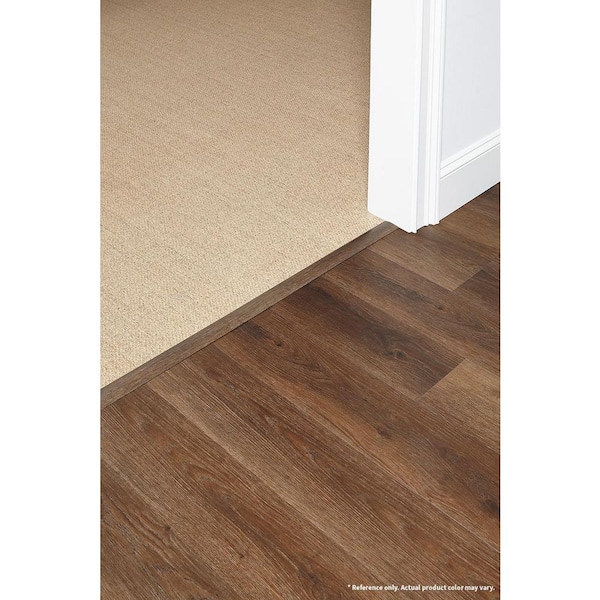 Polished Pro Silver Linings 0.25 in. T x 2 in. W x 94 in. L 3-in-1 Transition Molding