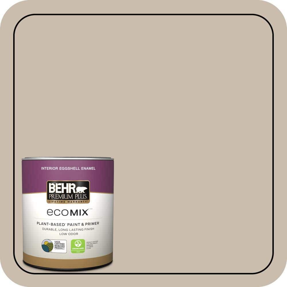 1 qt. #PPU5-13 Creamy Mushroom Eggshell Enamel EcoMix Plant-Based Interior Paint & Primer price history on PriceWatchPro