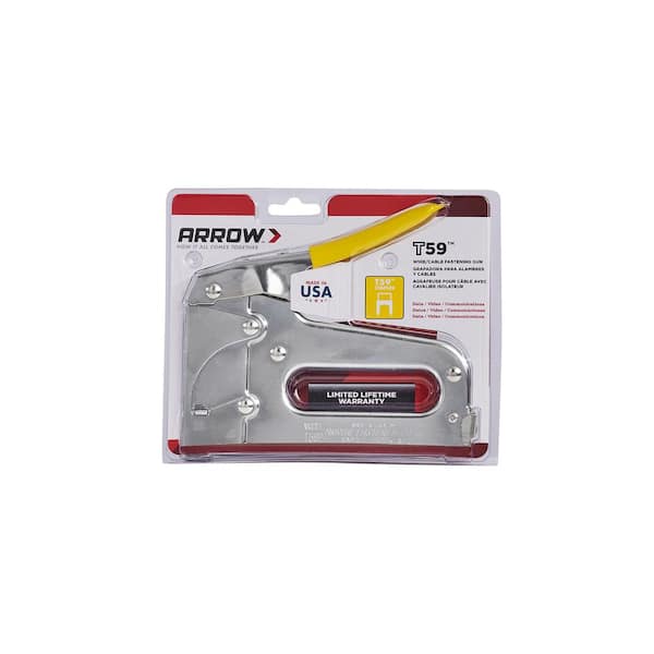 Arrow Insulated Cable Staple Gun T59 - The Home Depot Arrow Insulated Cable Staple Gun T59 - The Home Depot