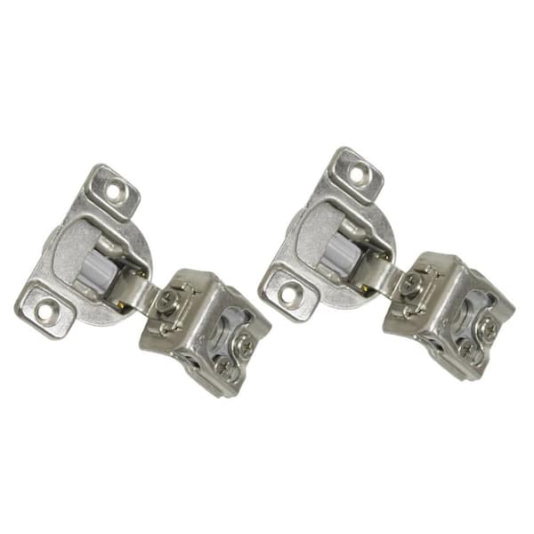 Kingsman Hardware 1-1/4 in. Overlay (35 mm) 110-Degree Soft-Close Face Frame Cabinet Hinge 6-Pairs (12 Pieces)