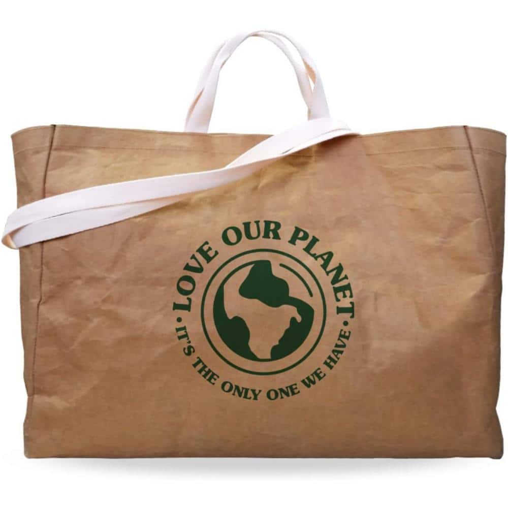 Reusable Brown Extra Large Tote Bag