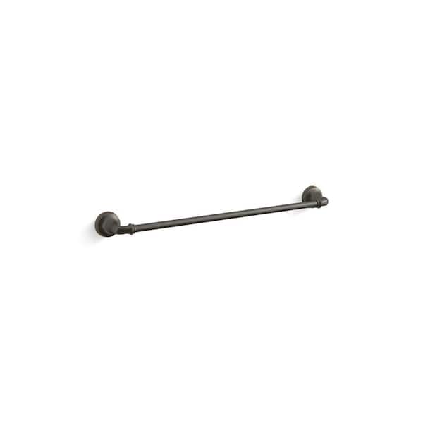KOHLER Bellera 24 in. Wall Mounted Single Towel Bar in Oil Rubbed Bronze