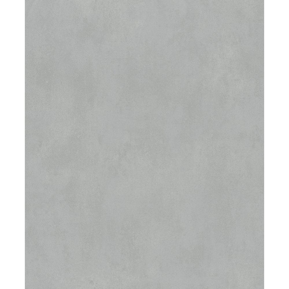 Textures Collection Grey Plain Texture Matte Finish Vinyl on Non-Woven Non-